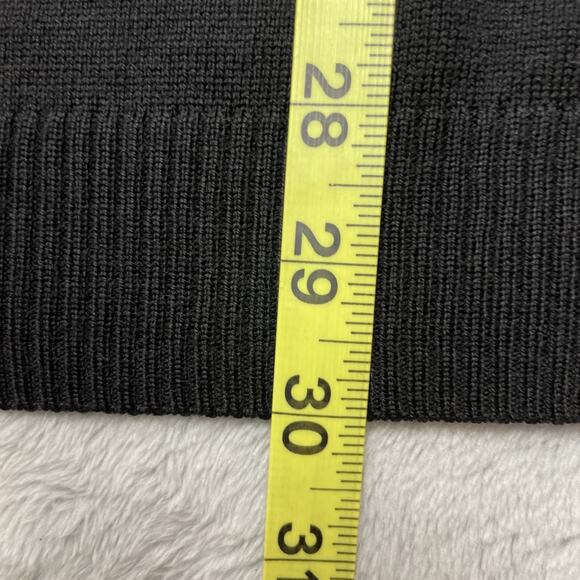 Pronto Uomo Extra Fine Merino Wool Sweater Vest Mens 3X Black V-Neck Pullover - Picture 6 of 6